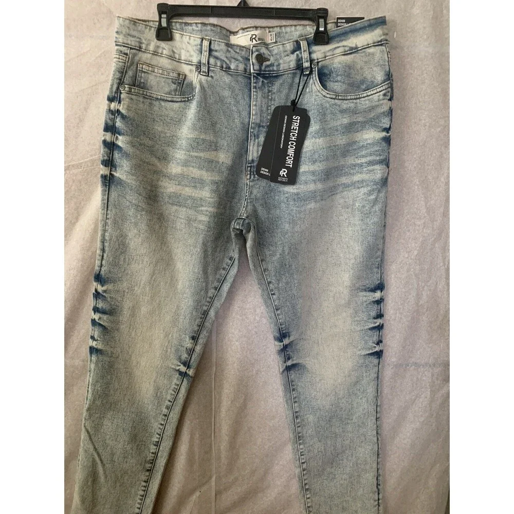 REFINERY REPUBLIC Men's Stretch Comfort Jeans Size 40 X 32 (1261) NEW